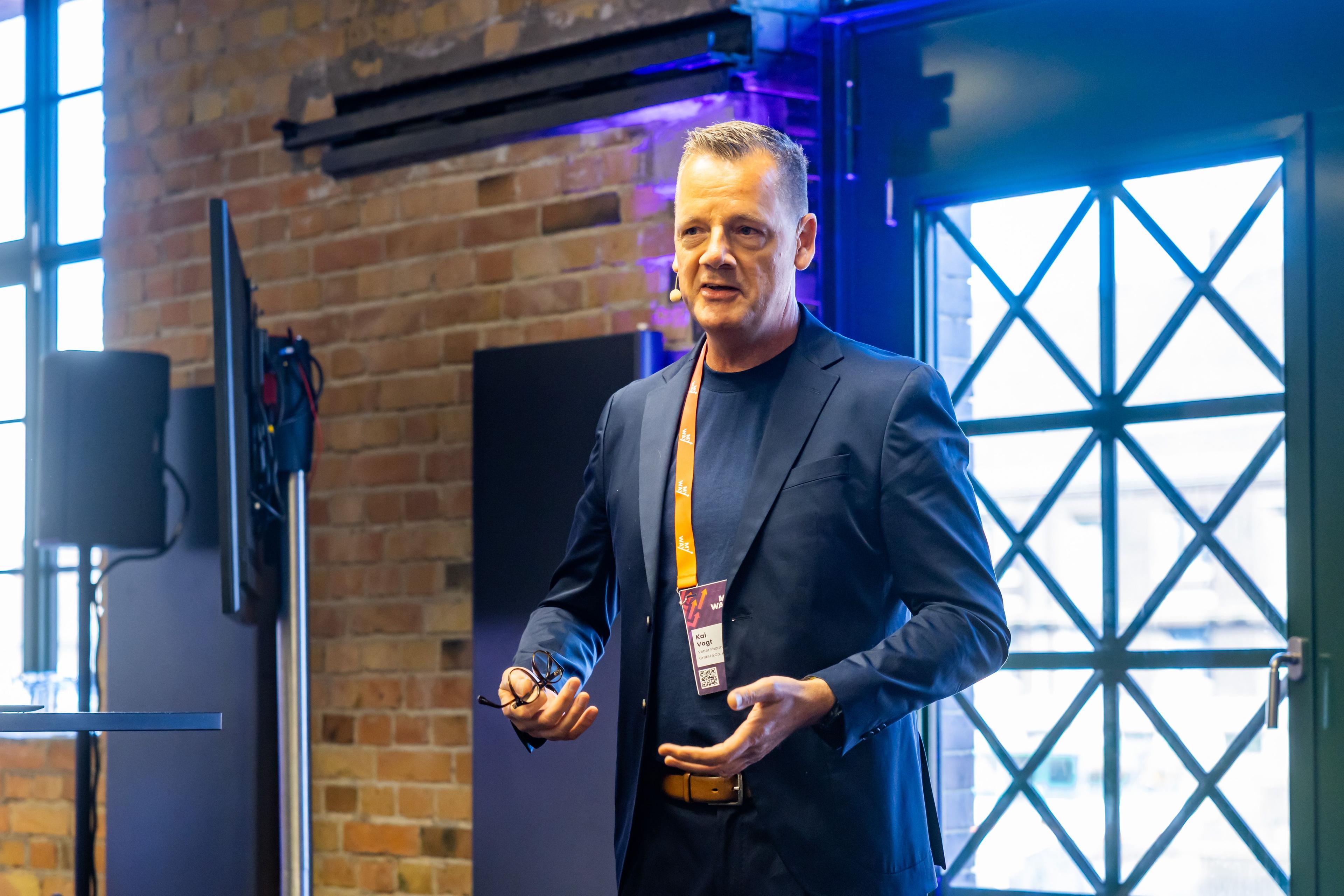 Kai Vogt während seines Masterclass-Vortrags.