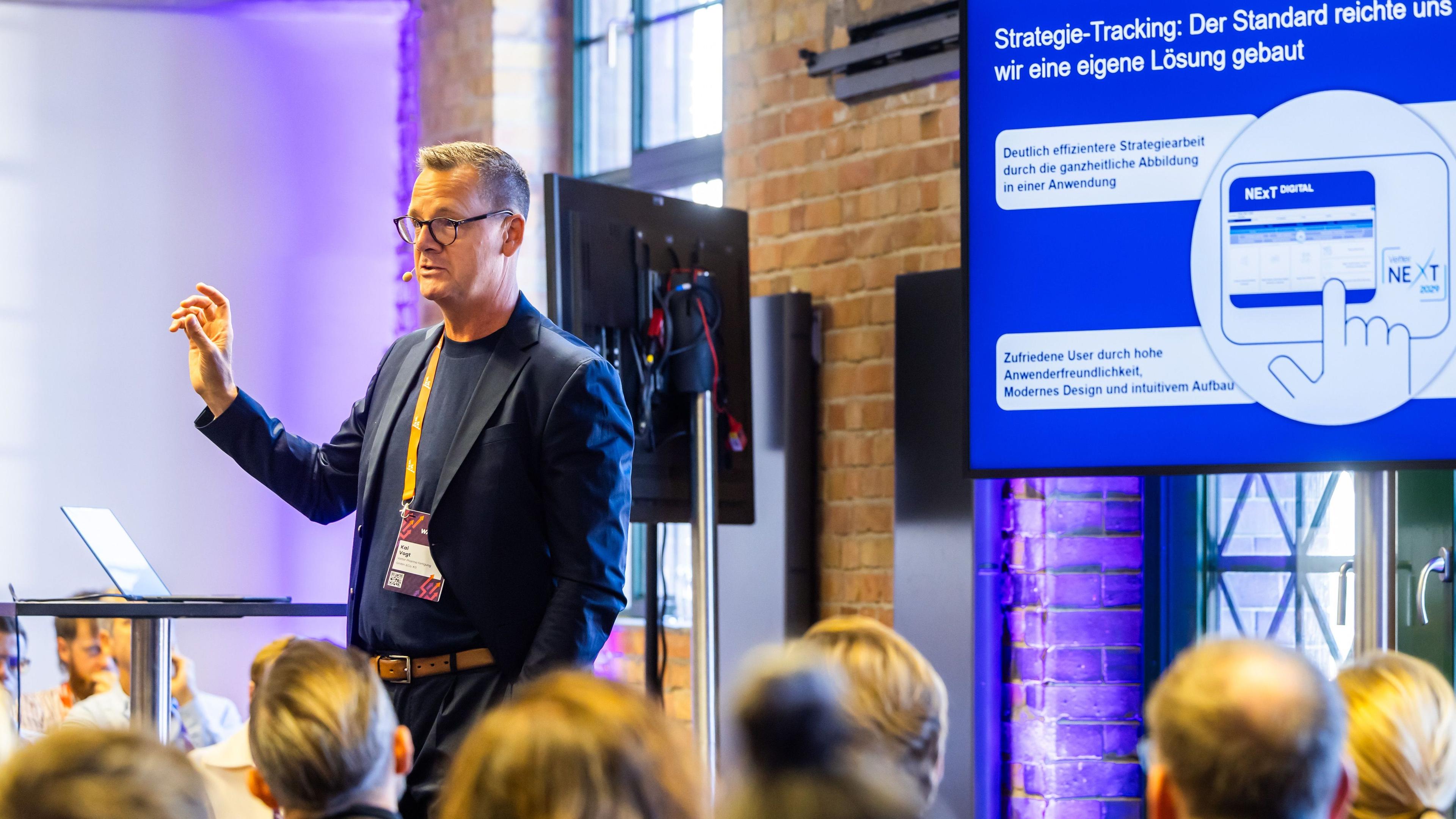 Kai Vogt während seines Masterclass-Vortrags.