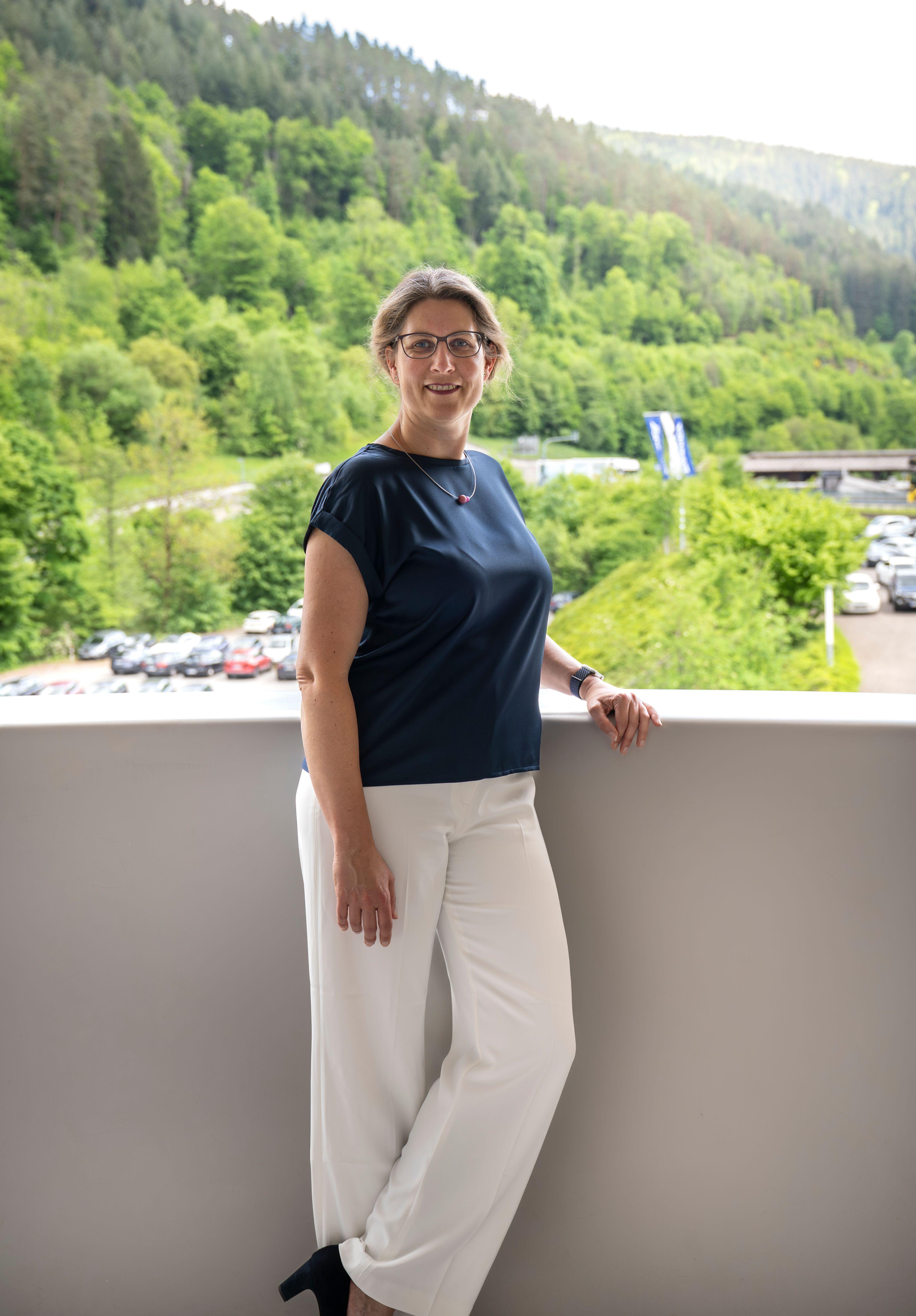 Silke Keßner fühlt sich wohl – bei Duravit und im Schwarzwald.