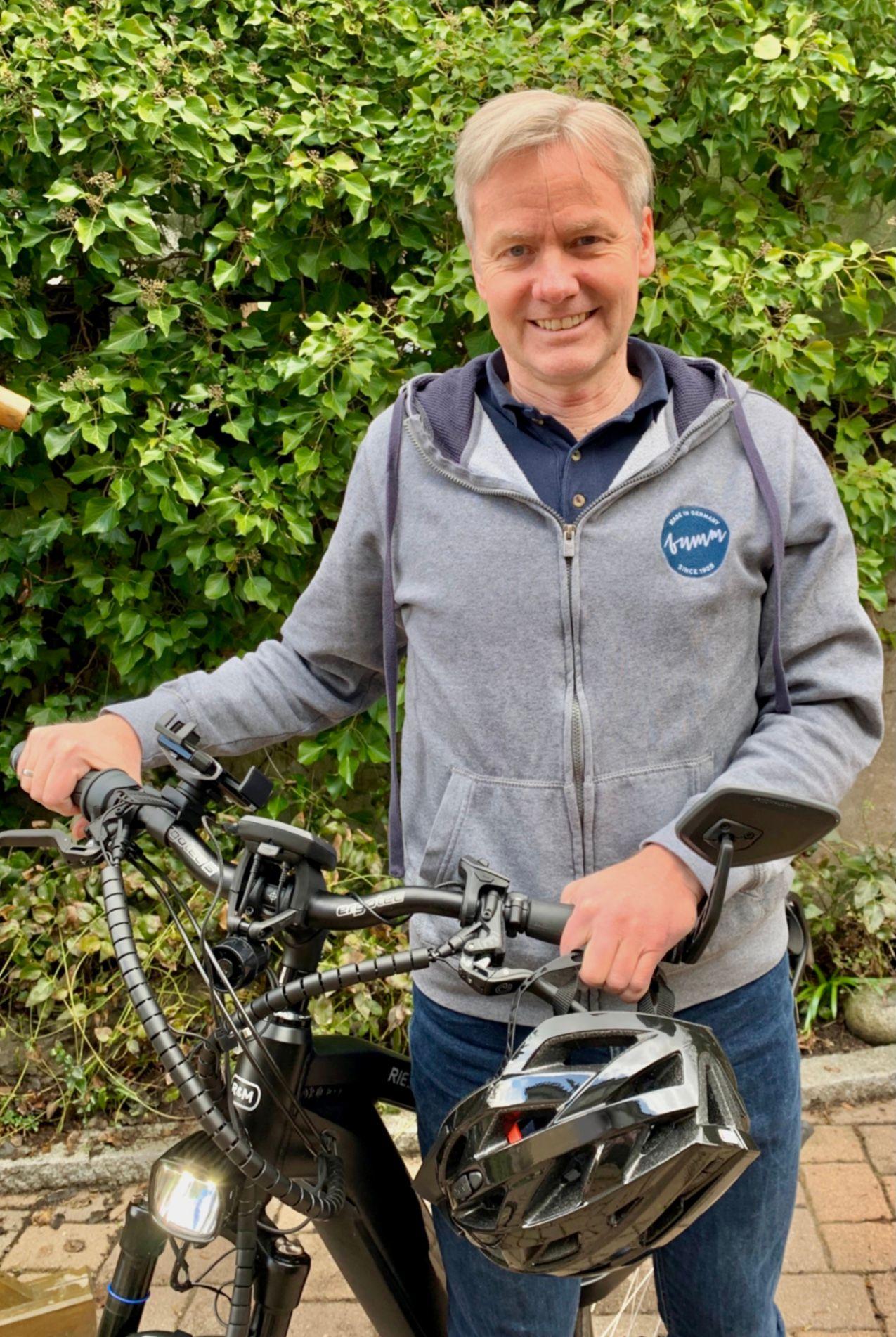 Selbst begeisterter Biker: Guido Müller, Geschäftsführer von Busch+Müller in dritter Generation.