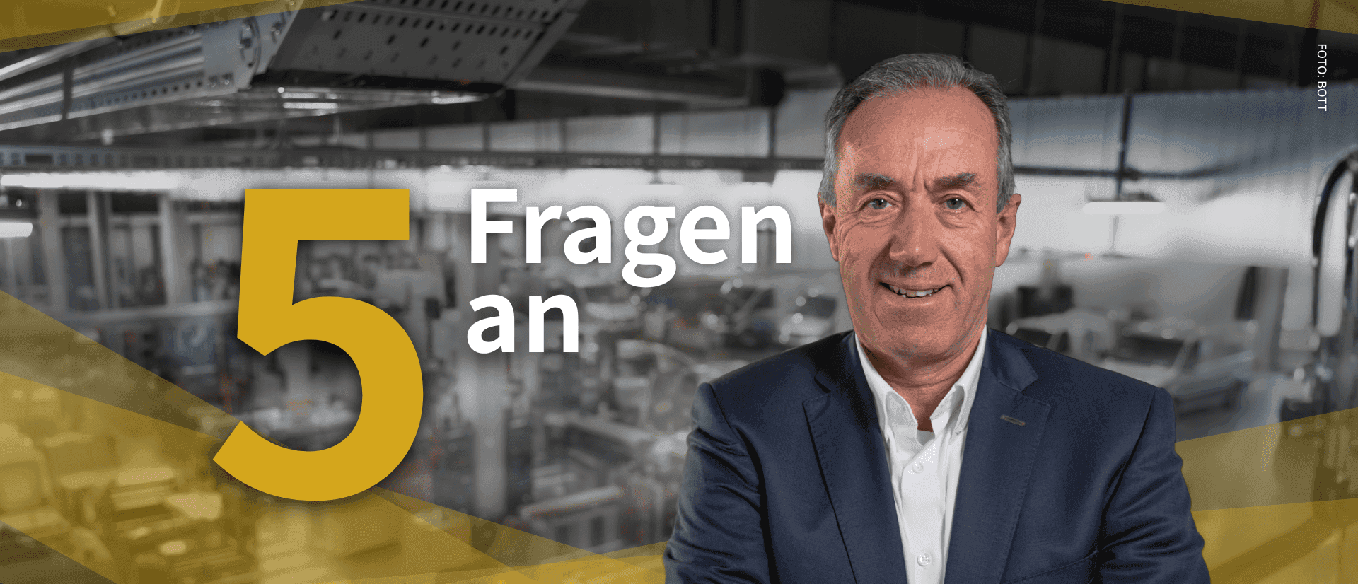 Porträtfoto von Jan Willem Jongert in einer Werkhalle.