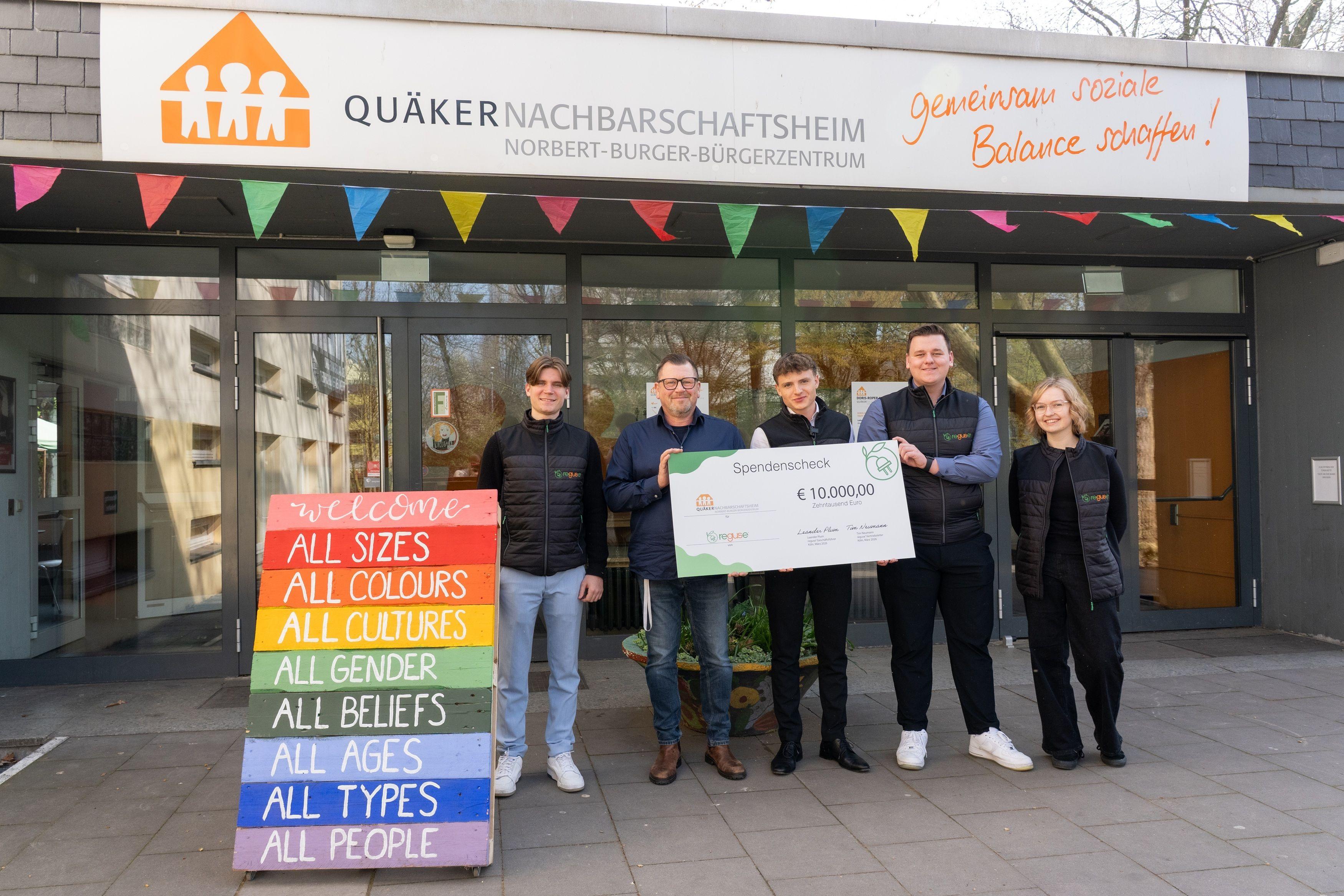 Nachhaltigkeit bei Igus: Reguse spendet 15.000 Euro