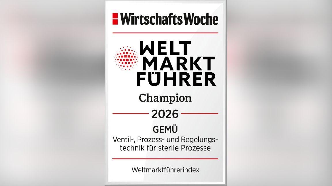 Gemü erneut Weltmarktführer Champion