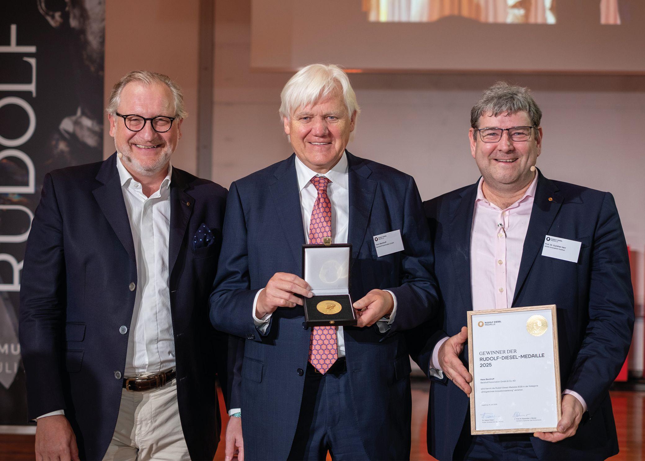 Beckhoff Automation: Visionär erhält Diesel-Medaille