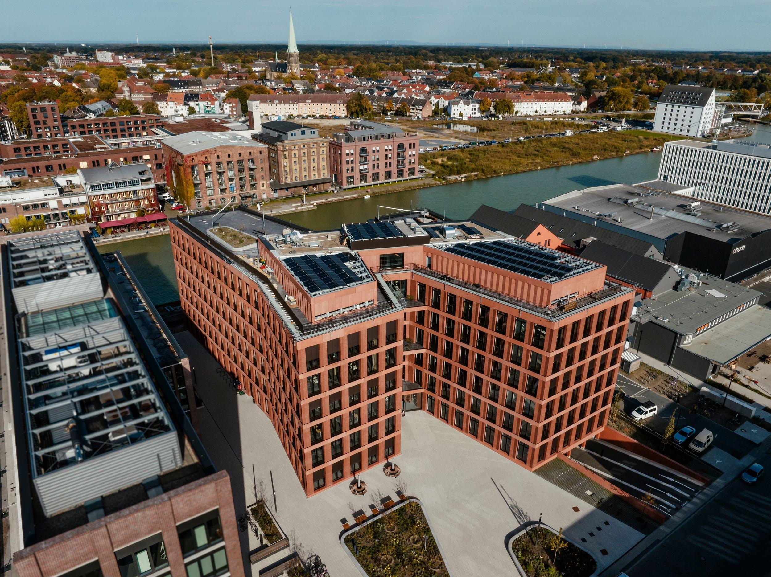 Das Gebäude von Fiege in Münster
