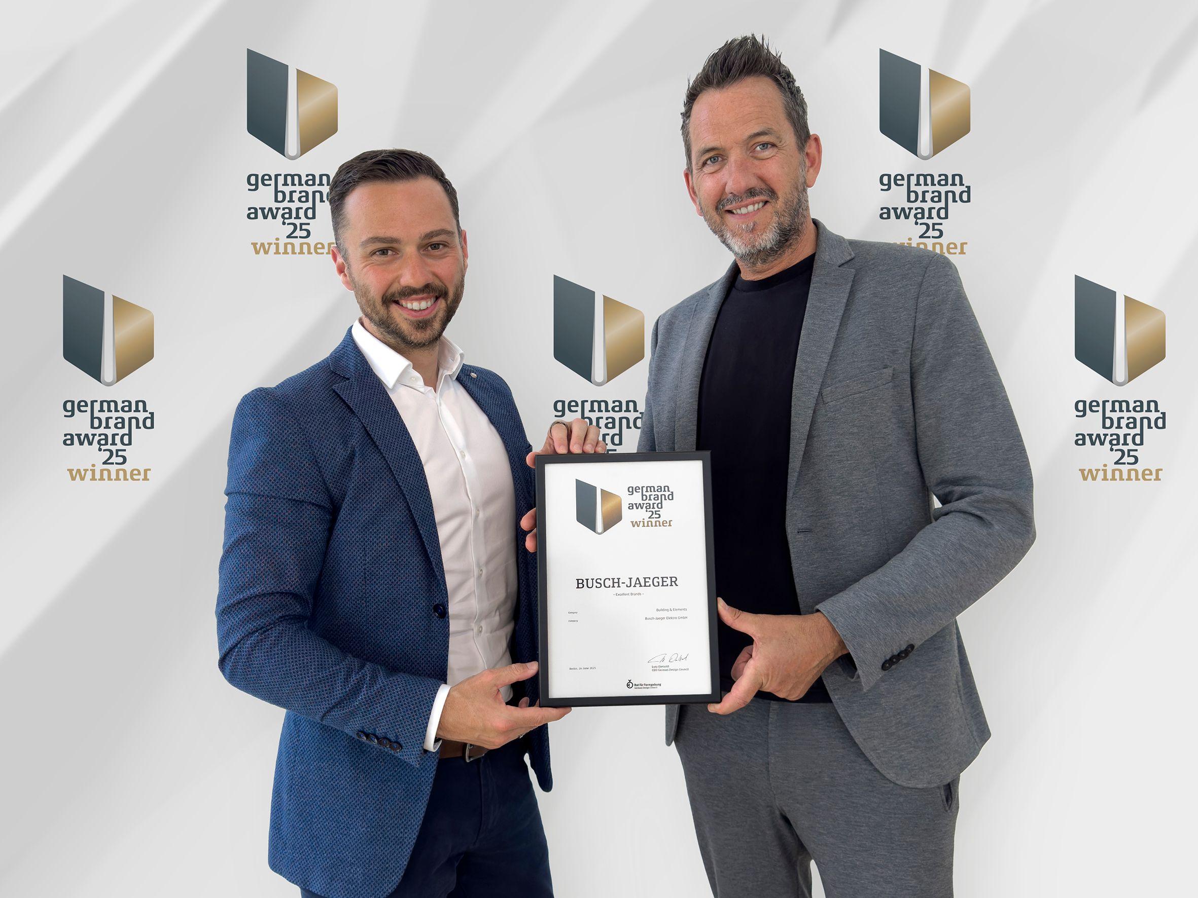 Brand-Award für Busch-Jaeger: Ein Zeichen für Qualität, Vertrauen und Fortschritt