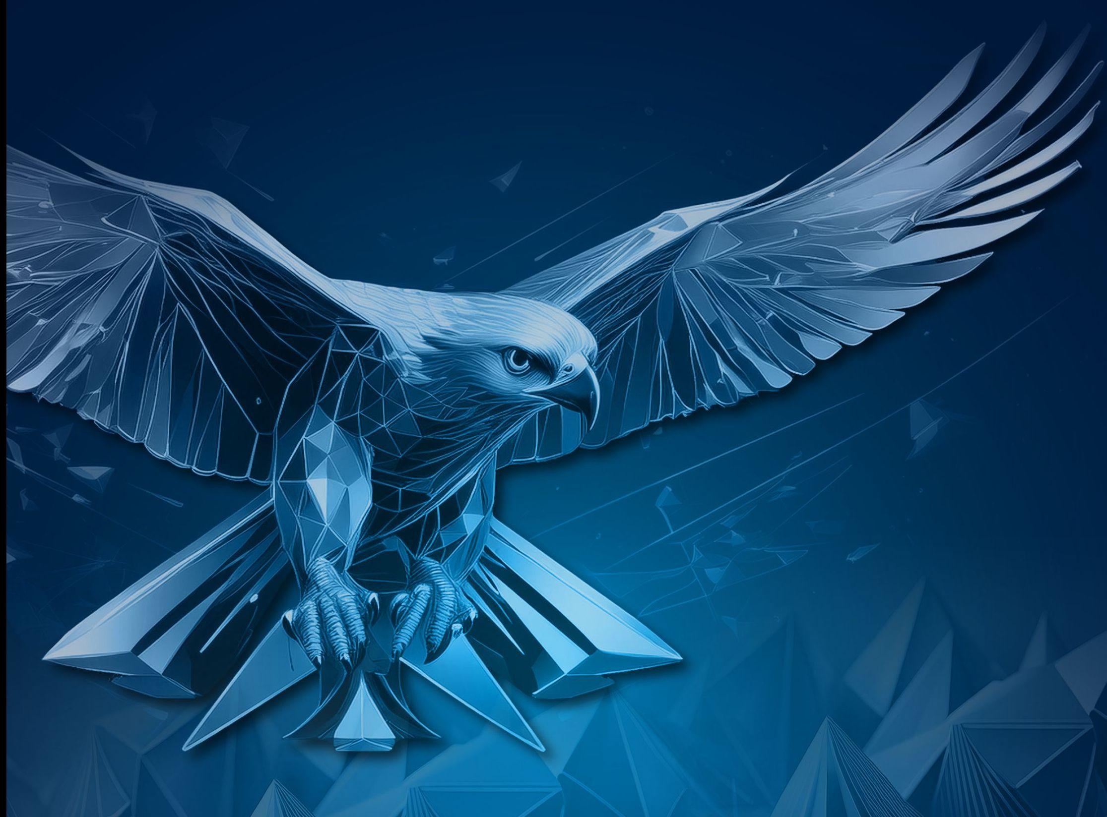 Den eigenen EMO-Auftritt bewerben die Grob-Werke mit einem Falken – auch die Bildsprache ist schließlich wichtig.